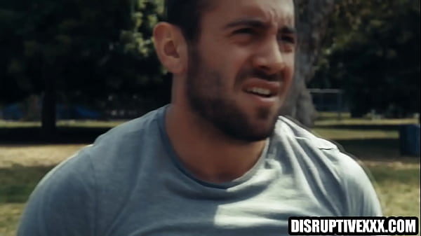 Creepy voyeur peeping on married man fucking a gay lover