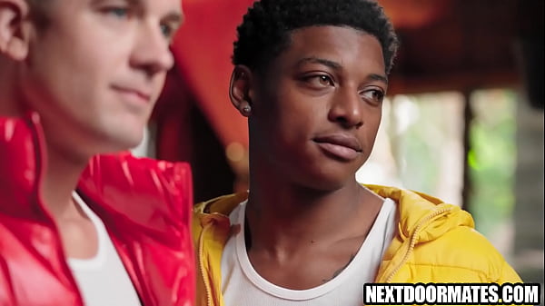 Hot guys in jockstraps having interracial sex