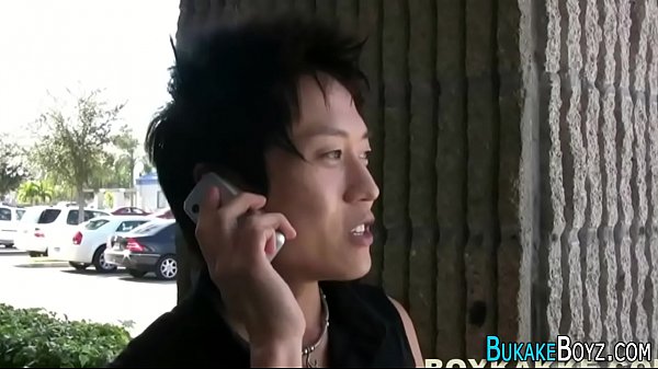 Jizzing asian teen twink gets fucked and toyed