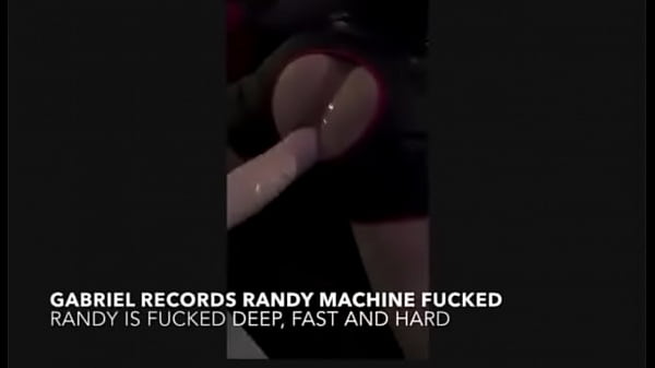 My Straight Buddy Records Me Taking a HUGE Dildo Machine Fucked