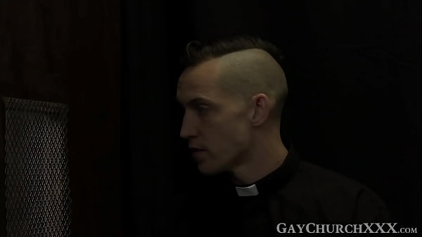 Aspiring blonde priest confesses his impure sexual deeds
