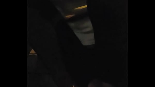 Twink fists himself on his front steps at night