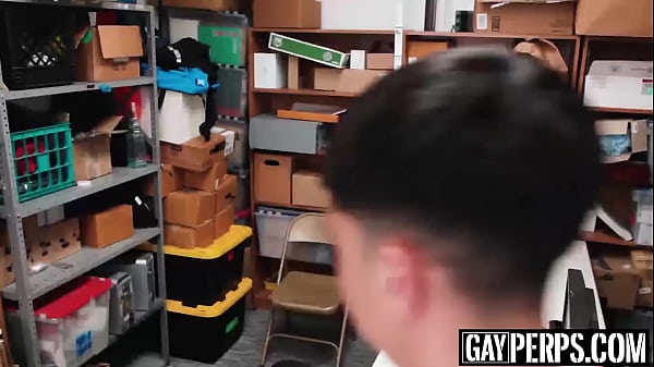 Young thief receives interracial raw banging by hung officer