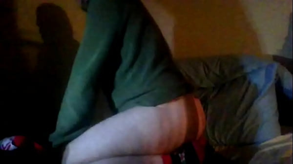 cute bear butt sits on a toy and rides it – great view